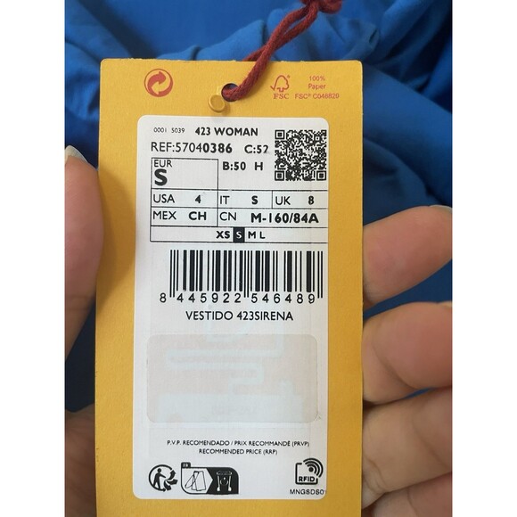 NWT Simon Miller X Mango Multi Colored Maxi Dress Blogger Fave Size  4 - Picture 9 of 14